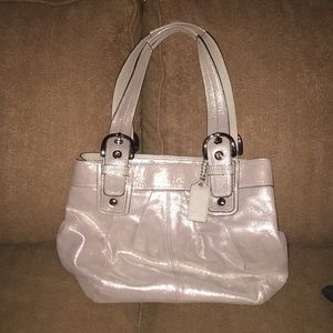 Coach Shimmery Champagne Purse